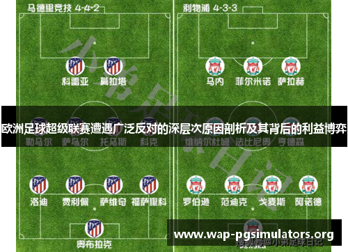 欧洲足球超级联赛遭遇广泛反对的深层次原因剖析及其背后的利益博弈 欧洲足球超级联赛遭遇广泛反对的深层次原因剖析及其背后的利益博弈