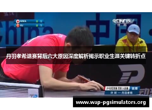 丹羽孝希退赛背后六大原因深度解析揭示职业生涯关键转折点